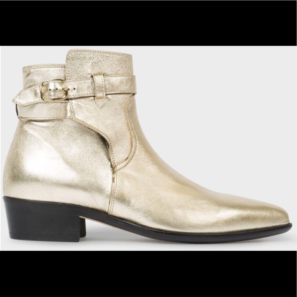 Paul Smith Gold Leather Dylan’s Boot
